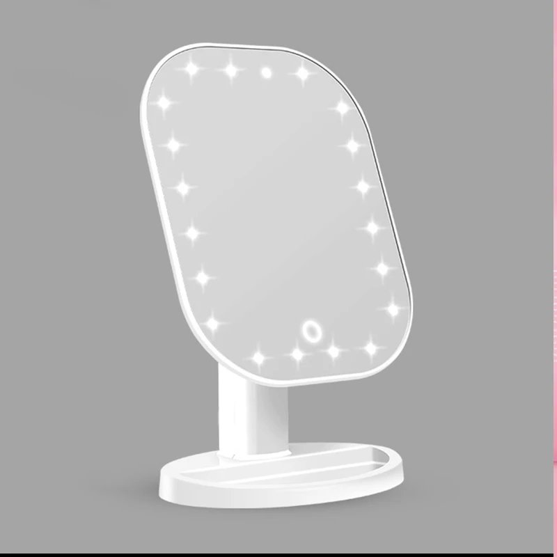 LED Touch Screen Light Makeup Mirror Table Desktop Makeup Mirrors For Women Ladies LED Makeup Mirror
LED Touch Screen Light Makeup Mirror Table Desktop Makeup Mirrors For Women Ladies LED Makeup Mirror