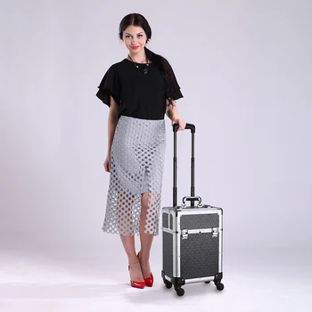 Women New upgrade Trolley Cosmetic case Suitcase on Wheels,Nails Makeup Toolbox, Men Multifunction Beauty Box Rolling Luggage
Women New upgrade Trolley Cosmetic case Suitcase on Wheels,Nails Makeup Toolbox, Men Multifunction Beauty Box Rolling Luggage