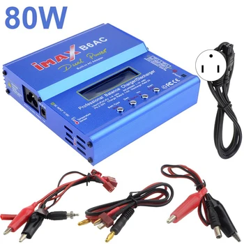 SOONHUA Lithium Battery RC Balance Charger LCD Screen Display Data Storage Discharger Time Limitation Function 80W For IMAX B6AC
SOONHUA Lithium Battery RC Balance Charger LCD Screen Display Data Storage Discharger Time Limitation Function 80W For IMAX B6AC
