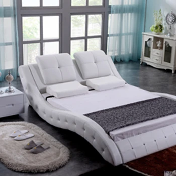 Hot selling Bedroom furnitures modern style black grey white leather king size sofa bed tatami
Hot selling Bedroom furnitures modern style black grey white leather king size sofa bed tatami