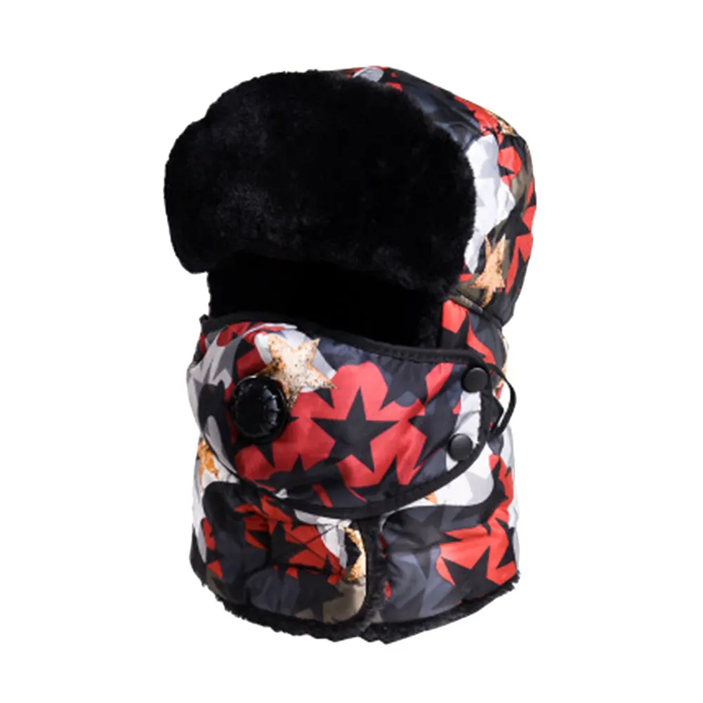 Winter Balaclava for Men and Women with Mask Scarf Warm Windproof Ear Flap Trapper Hat
Winter Balaclava for Men and Women with Mask Scarf Warm Windproof Ear Flap Trapper Hat