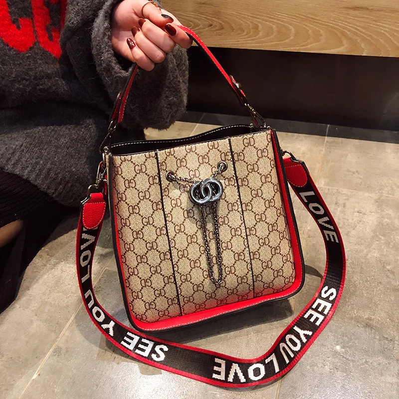 Bag Women's 2019 New Style Fashion Korean-style Versatile Printed Hand Bucket Bag Simple Broadband Shoulder WOMEN'S Bag
Bag Women's 2019 New Style Fashion Korean-style Versatile Printed Hand Bucket Bag Simple Broadband Shoulder WOMEN'S Bag