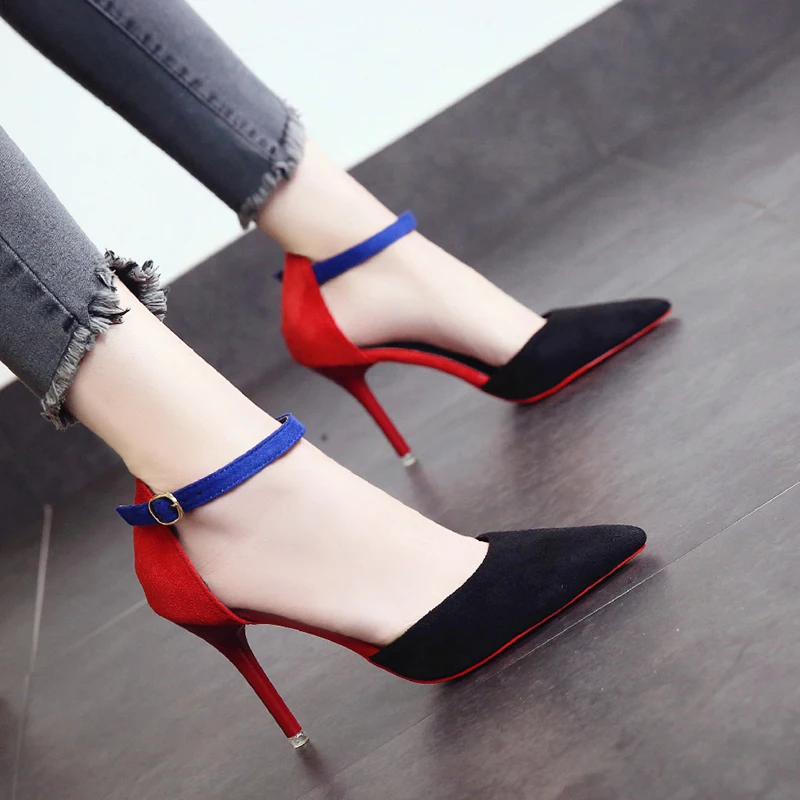 2019 Women Summer Thin High Heels 10cm Buckle Peep Toe Sandals Office Hollow Out Sandals Party Pumps Wedding Ladies Shoes
2019 Women Summer Thin High Heels 10cm Buckle Peep Toe Sandals Office Hollow Out Sandals Party Pumps Wedding Ladies Shoes