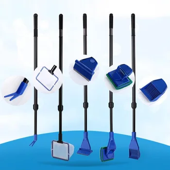 5 in 1 Aquarium Cleaning Tools Quality Net Fish Gravel Rake Algae Scraper Sponge Fork Brush Glass Cleaning Tool
5 in 1 Aquarium Cleaning Tools Quality Net Fish Gravel Rake Algae Scraper Sponge Fork Brush Glass Cleaning Tool