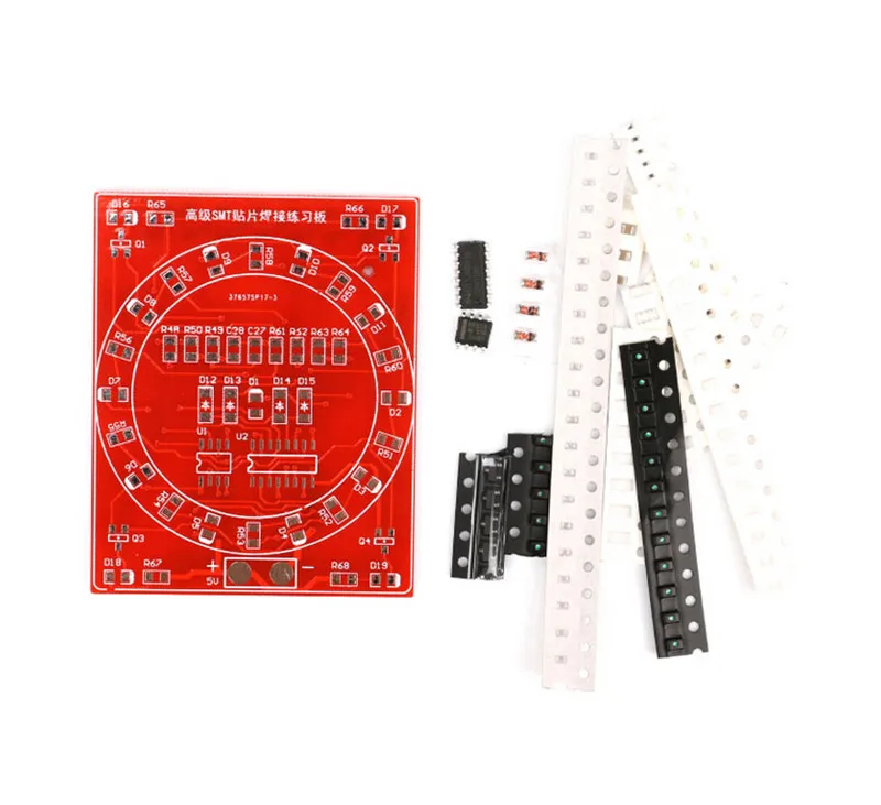 hotï¼DIY Kit Electronic Kit for Self-Assembly 1Set SMD SMT Components Welding Practice Board Soldering Skill Training Beginner
hotï¼DIY Kit Electronic Kit for Self-Assembly 1Set SMD SMT Components Welding Practice Board Soldering Skill Training Beginner