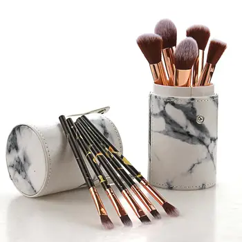 10 Pcs Professional Makeup Brushes Set Tools Powder Foundation Eyeshadow Eyeliner Blush Face Marbling Handle Make up Brush Set
10 Pcs Professional Makeup Brushes Set Tools Powder Foundation Eyeshadow Eyeliner Blush Face Marbling Handle Make up Brush Set