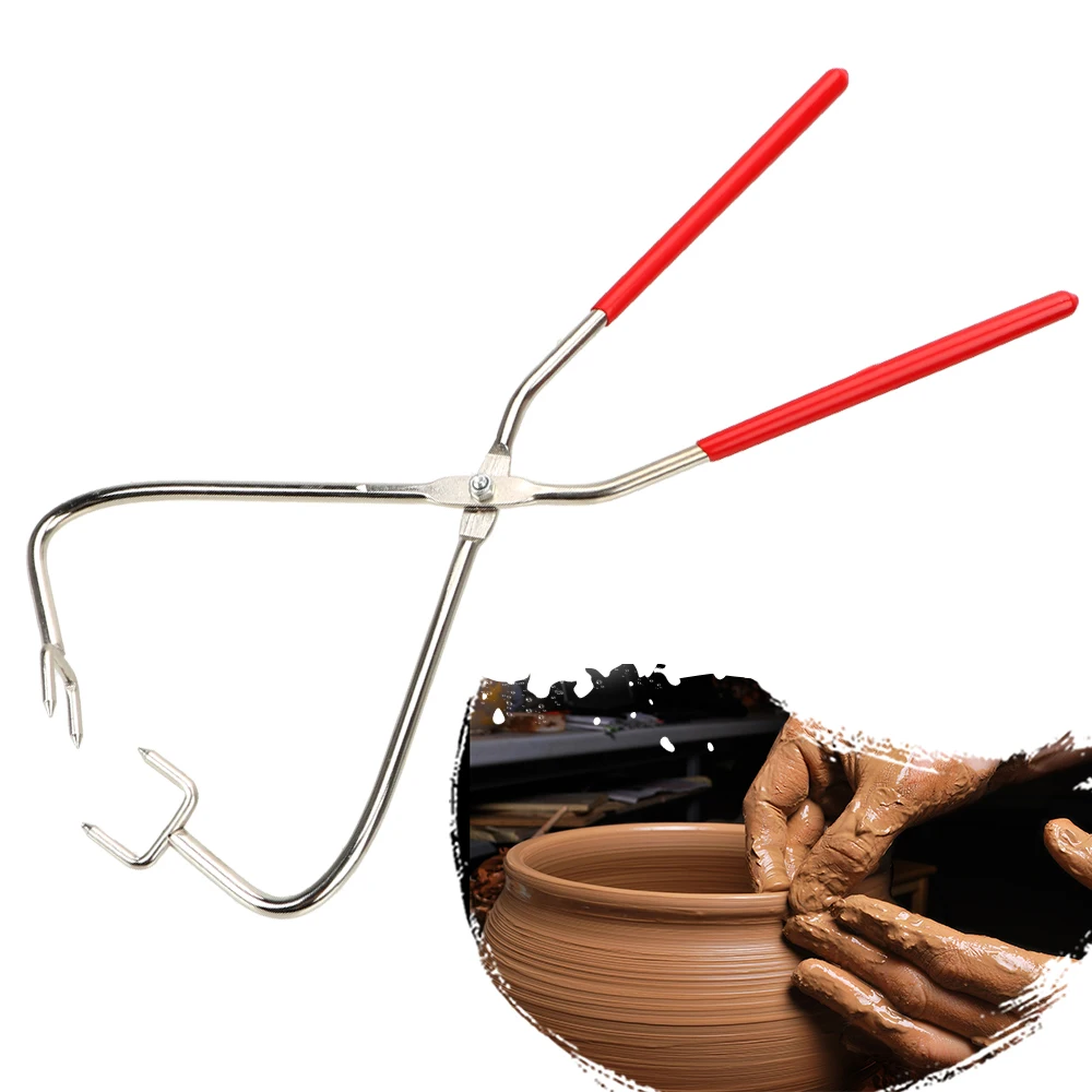Ceramics Tool Stainless Steel Pottery Clamp with Plastic Handle Pliers Clay Sculpture Tools Hand Tool
Ceramics Tool Stainless Steel Pottery Clamp with Plastic Handle Pliers Clay Sculpture Tools Hand Tool