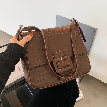 Hong Small Bag Women's Bag New Trendy All-match Crocodile Pattern Internet Celebrity Textured Shoulder Messenger Bag Flap Single
Hong Small Bag Women's Bag New Trendy All-match Crocodile Pattern Internet Celebrity Textured Shoulder Messenger Bag Flap Single