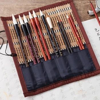 Bamboo Ventilate Calligraphy Without Brush Protection Moisture Proof Pen Case Curtain Rolling Bag Portable Art Supplies Writing
Bamboo Ventilate Calligraphy Without Brush Protection Moisture Proof Pen Case Curtain Rolling Bag Portable Art Supplies Writing