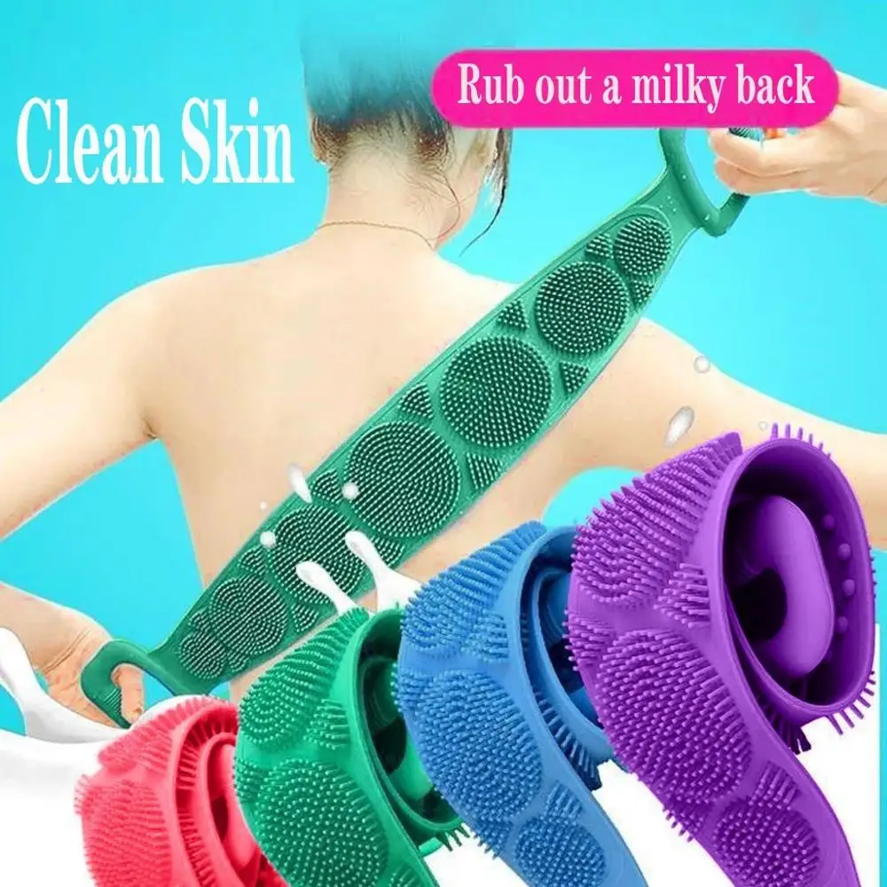 Magic Silicone Brushes Bath Towels Rubbing Back Mud Peeling Body Massage Shower Extended Scrubber Skin Clean Brushes Bathroom
Magic Silicone Brushes Bath Towels Rubbing Back Mud Peeling Body Massage Shower Extended Scrubber Skin Clean Brushes Bathroom
