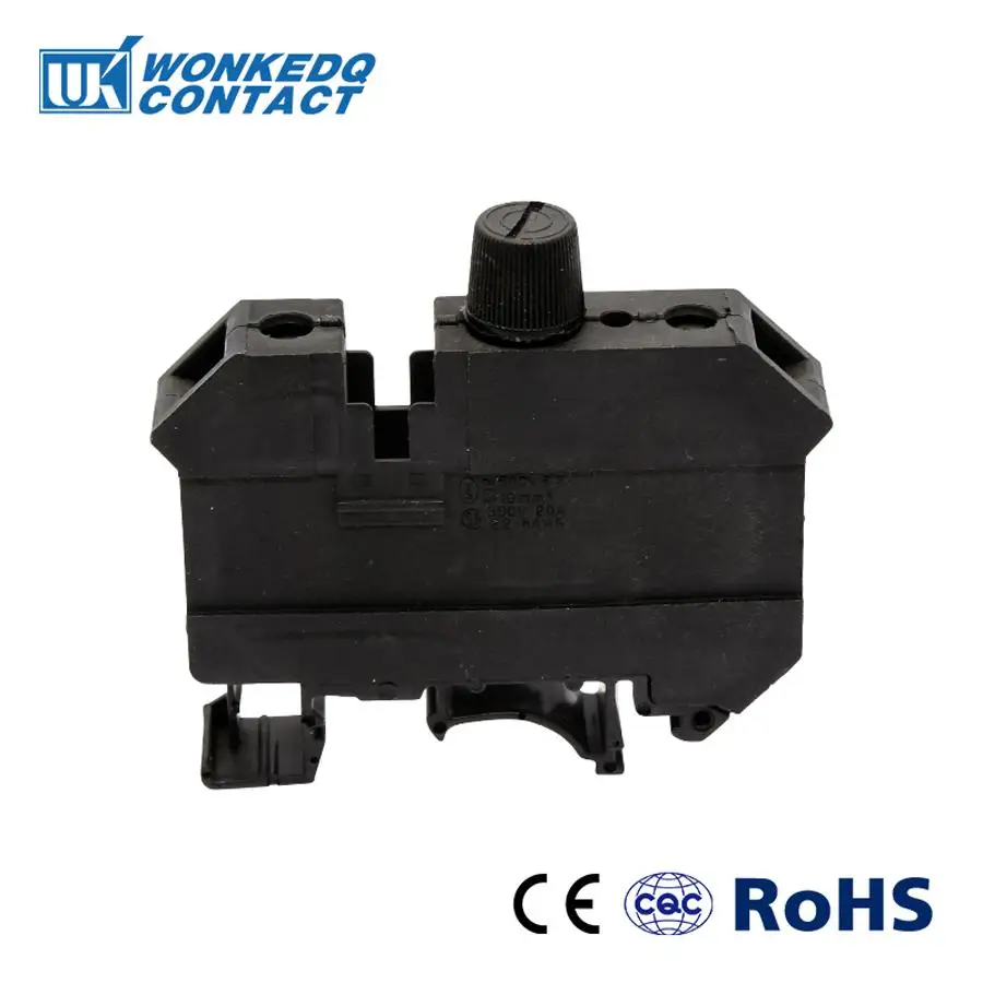 DIN Rail Terminal Blocks 10Pcs UK10-DREHSI Connector Mounted Disconnect Fuse Modular Terminal blocks
DIN Rail Terminal Blocks 10Pcs UK10-DREHSI Connector Mounted Disconnect Fuse Modular Terminal blocks