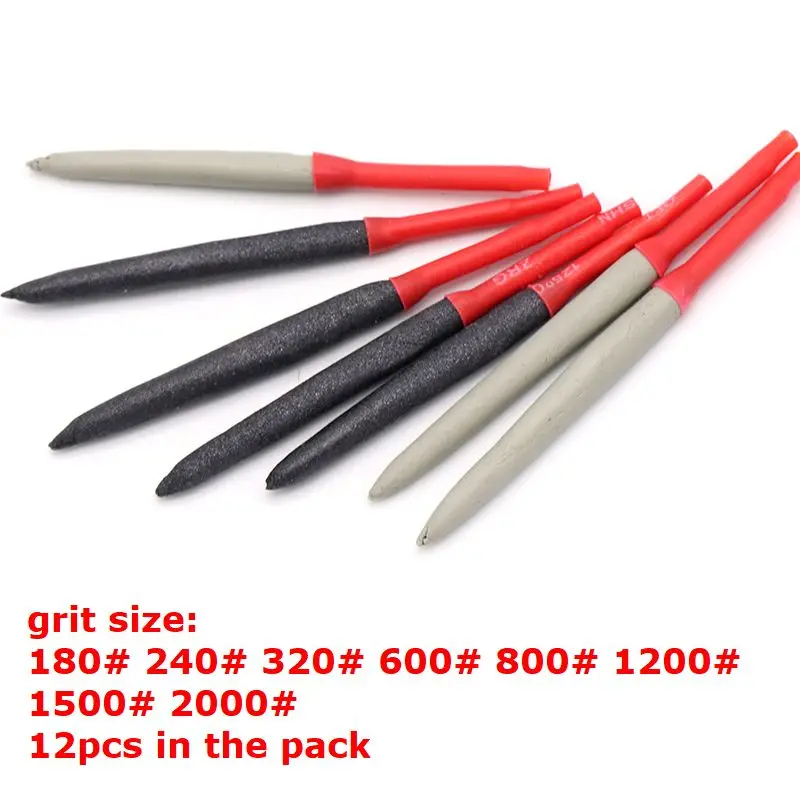16pcs 180-2000 Grit Electric Grinder Abrasive Rod Sanding Stick Jade Polishing Tool for Gemstone/agate/honey Wax/amber
16pcs 180-2000 Grit Electric Grinder Abrasive Rod Sanding Stick Jade Polishing Tool for Gemstone/agate/honey Wax/amber