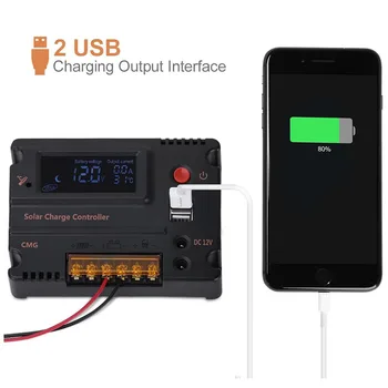 10A/20A Solar Charge Controller Solar Panel Battery Regulator Auto Switch Solar Controller Temperature Compensation 12V/24V
10A/20A Solar Charge Controller Solar Panel Battery Regulator Auto Switch Solar Controller Temperature Compensation 12V/24V