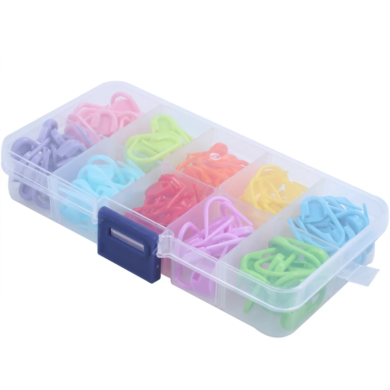 120 Pieces Knitting Crochet Locking Stitch Markers Stitch Needle Clip, 10 Colors 
120 Pieces Knitting Crochet Locking Stitch Markers Stitch Needle Clip, 10 Colors