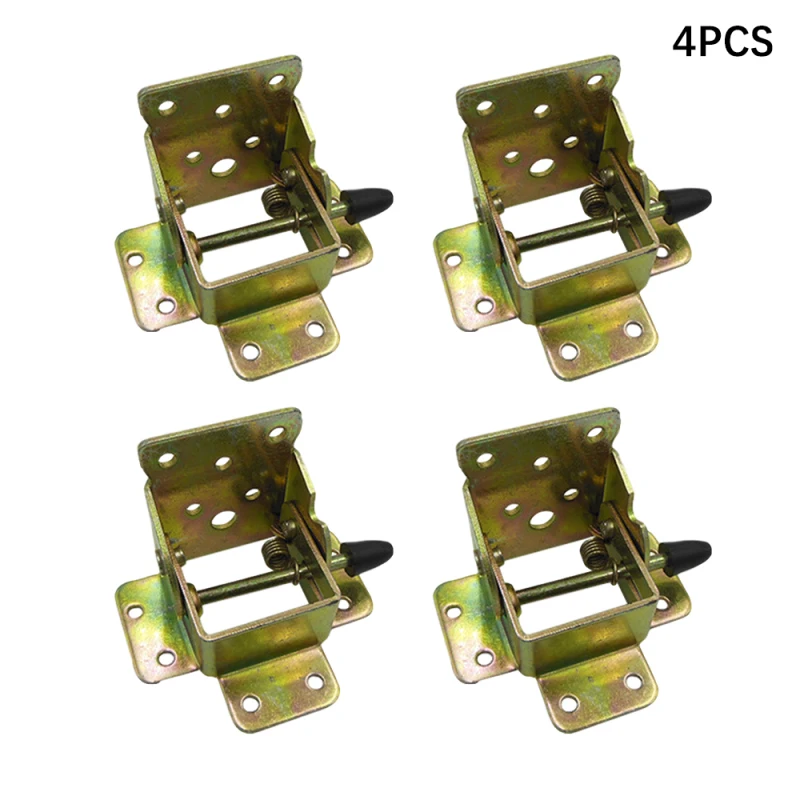 4PCS Iron Locking Folding Table Chair Leg Brackets Hinge Self Lock Foldable Hinges Security Furniture Hardware Flexibility
4PCS Iron Locking Folding Table Chair Leg Brackets Hinge Self Lock Foldable Hinges Security Furniture Hardware Flexibility