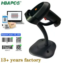 HBAPOS Barcode Scanner Wireless 1D 2D QR Bluetooth OLED Display Voice Reminder Handheld Bar Code Reader with Stand Holder
HBAPOS Barcode Scanner Wireless 1D 2D QR Bluetooth OLED Display Voice Reminder Handheld Bar Code Reader with Stand Holder