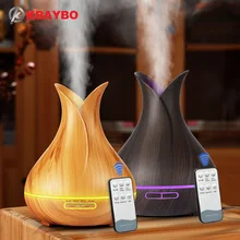 KBAYBO Ultrasonic Air Humidifier Electric Aroma Air Diffuser Essential Oil Diffuser Wood Remote Control Mistmaker for Home 400ml
KBAYBO Ultrasonic Air Humidifier Electric Aroma Air Diffuser Essential Oil Diffuser Wood Remote Control Mistmaker for Home 400ml