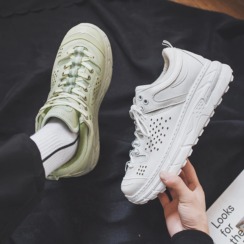 Men's shoes 2020 Spring and autumn trend versatile hollow-out breathable thick soleplate Daddy men's shoes
Men's shoes 2020 Spring and autumn trend versatile hollow-out breathable thick soleplate Daddy men's shoes