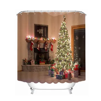 Merry Christmas Shower Curtain Happy New Year Santa Claus Red Pattern Waterproof Curtains for Shower Bathroom Decor Gifts
Merry Christmas Shower Curtain Happy New Year Santa Claus Red Pattern Waterproof Curtains for Shower Bathroom Decor Gifts