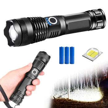 XHP50 Led Waterproof Ultra Bright Flashlight Torch For Hiking Camping Riding Fishing Hunting 5 Modes Outdoor Sport Torch Light
XHP50 Led Waterproof Ultra Bright Flashlight Torch For Hiking Camping Riding Fishing Hunting 5 Modes Outdoor Sport Torch Light