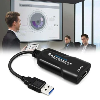 USB to HDMI 1080P 60fps Mini Portable Video Grabber Record Card High Definition Video Capture Card For Compute/Laptop/iMac/PS4
USB to HDMI 1080P 60fps Mini Portable Video Grabber Record Card High Definition Video Capture Card For Compute/Laptop/iMac/PS4