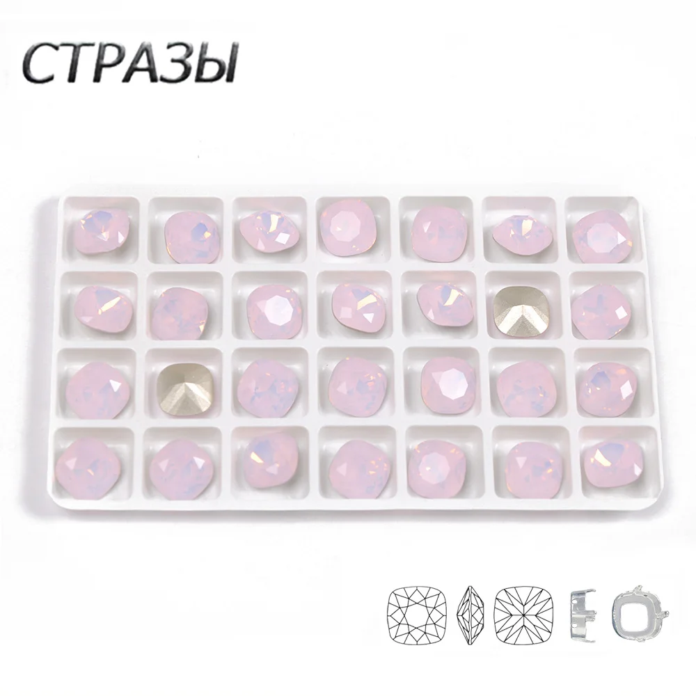 CTPA3bI Rose Water Opal Color Glass Material Sew On Cushion Cut Rhinestones With Claw Strass Diamond Mental Stones DIY Clothing
CTPA3bI Rose Water Opal Color Glass Material Sew On Cushion Cut Rhinestones With Claw Strass Diamond Mental Stones DIY Clothing