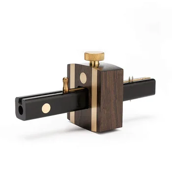 Mortise Gauge Woodworking, Ebony Mortise Square Gauge 6 inch Sliding Mark Scraper with Brass Screw Type Adjustable Head
Mortise Gauge Woodworking, Ebony Mortise Square Gauge 6 inch Sliding Mark Scraper with Brass Screw Type Adjustable Head