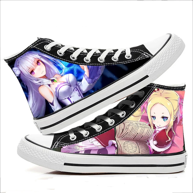 Anime Re:Life in a different world from zero Cosplay Fashion Casual Graffiti High help canvas shoes Cos Hip Hop Student Shoes
Anime Re:Life in a different world from zero Cosplay Fashion Casual Graffiti High help canvas shoes Cos Hip Hop Student Shoes