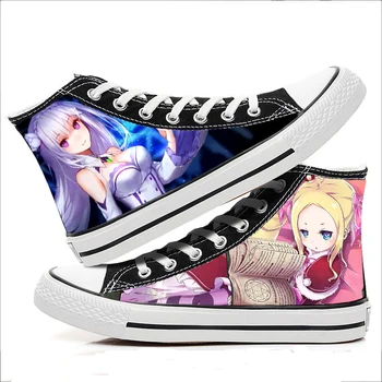Anime Re:Life in a different world from zero Cosplay Fashion Casual Graffiti High help canvas shoes Cos Hip Hop Student Shoes
Anime Re:Life in a different world from zero Cosplay Fashion Casual Graffiti High help canvas shoes Cos Hip Hop Student Shoes