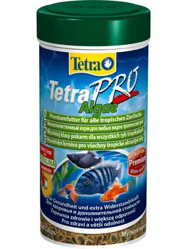 TETRA TETRA PRO ALGAE - Tetra-food chips for all types of fish with herbal supplements
TETRA TETRA PRO ALGAE - Tetra-food chips for all types of fish with herbal supplements