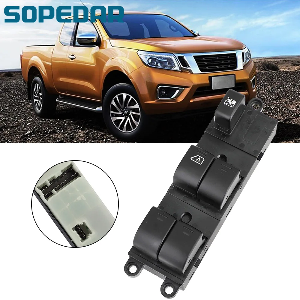 Left Front Power Window Lifter Master Switch Button for Nissan Navara D40 Qashqai Pathfinder 04-16 25401-EB30B 25401-JD001
Left Front Power Window Lifter Master Switch Button for Nissan Navara D40 Qashqai Pathfinder 04-16 25401-EB30B 25401-JD001