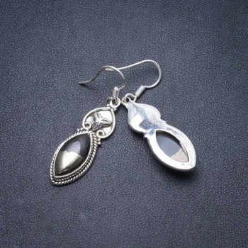 Natural Apache Gold Stone Handmade Unique 925 Sterling Silver Earrings 1 3/4" Y2311
Natural Apache Gold Stone Handmade Unique 925 Sterling Silver Earrings 1 3/4" Y2311