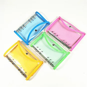 PVC Loose-leaf Notebook Cover A6 6 Rings Binder Notepad Original Edging Transparent Notebook New Travel Notebook School Supplies
PVC Loose-leaf Notebook Cover A6 6 Rings Binder Notepad Original Edging Transparent Notebook New Travel Notebook School Supplies