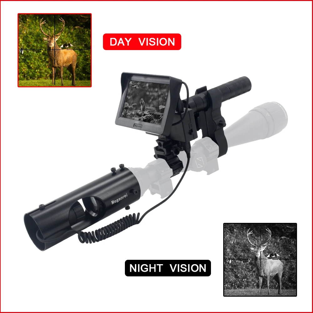 Night Vision Riflescope Hunting Scopes Optics Sight Tactical 850nm Infrared Laser IR Night Vision Hunting Camera VCR
Night Vision Riflescope Hunting Scopes Optics Sight Tactical 850nm Infrared Laser IR Night Vision Hunting Camera VCR