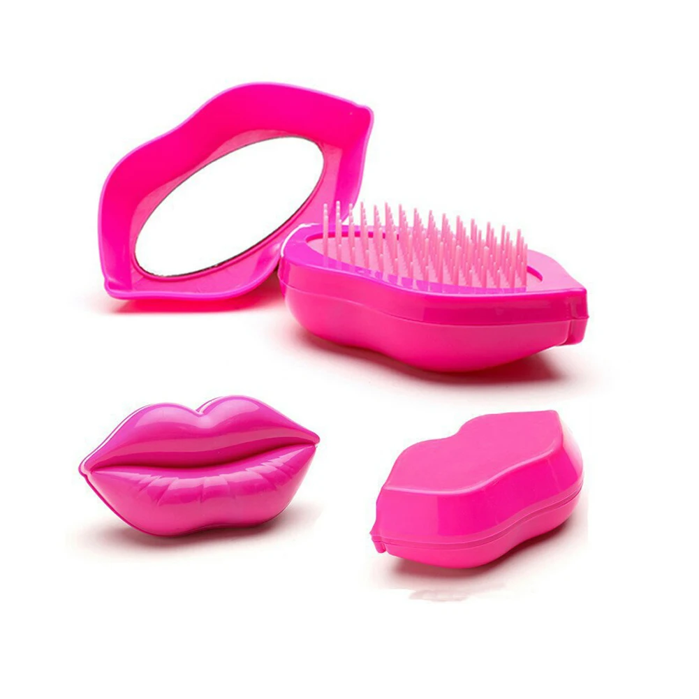 Lip Model Hair Comb Antisraric Health Massage Comb Non-Knotted Comb with Mirror for Woman
Lip Model Hair Comb Antisraric Health Massage Comb Non-Knotted Comb with Mirror for Woman