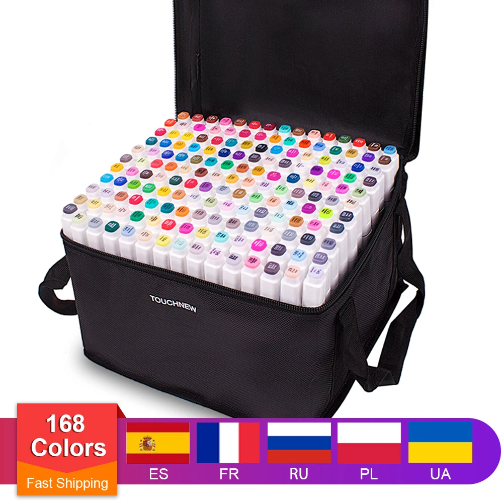 TouchFIVE 30/40/60/80/168 Color Marker 2020 Comic Drawing Double-headed Marker Special for Student Environmental Art Drawing
TouchFIVE 30/40/60/80/168 Color Marker 2020 Comic Drawing Double-headed Marker Special for Student Environmental Art Drawing