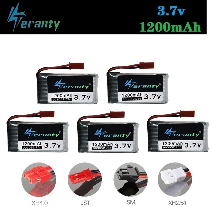 3.7V 1200mah Rechargeable Battery for HQ859B HQ898B H11D H11C T64 T04 T05 F28 F29 T56 T57 RC Drone 903052 3.7V lipo battery 5pcs
3.7V 1200mah Rechargeable Battery for HQ859B HQ898B H11D H11C T64 T04 T05 F28 F29 T56 T57 RC Drone 903052 3.7V lipo battery 5pcs