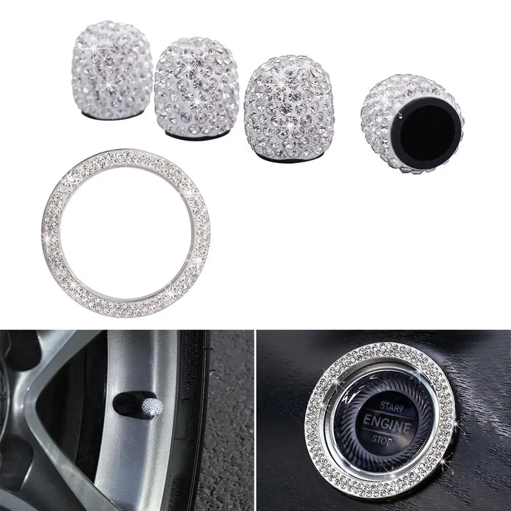 Diamond Valve Cap, Car Ignition Key Start Decoration Ring Set, Valve Core Car, One Key Start Decoration
Diamond Valve Cap, Car Ignition Key Start Decoration Ring Set, Valve Core Car, One Key Start Decoration