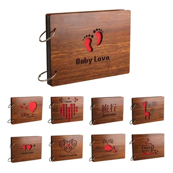 8 Inch Redwood Cover Albums Handmade Loose-leaf Pasted Photo Album 30 pages Free Shipping Personalized Photo Album
8 Inch Redwood Cover Albums Handmade Loose-leaf Pasted Photo Album 30 pages Free Shipping Personalized Photo Album