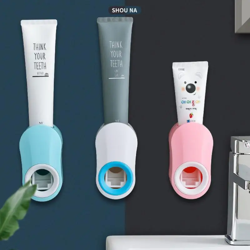 New Automatic Toothpaste Dispenser Dust-proof Toothbrush Holder Wall Mount Stand Bathroom Accessories Set Toothpaste Squeezers
New Automatic Toothpaste Dispenser Dust-proof Toothbrush Holder Wall Mount Stand Bathroom Accessories Set Toothpaste Squeezers