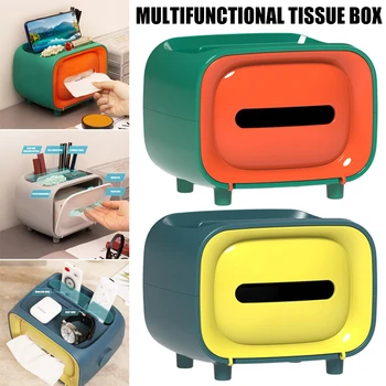 Spot Multifunctional Tissue Box Tissue Box Stylish Tissue Box Holder Rectangular Retro Facial Tissue Box QP2
Spot Multifunctional Tissue Box Tissue Box Stylish Tissue Box Holder Rectangular Retro Facial Tissue Box QP2