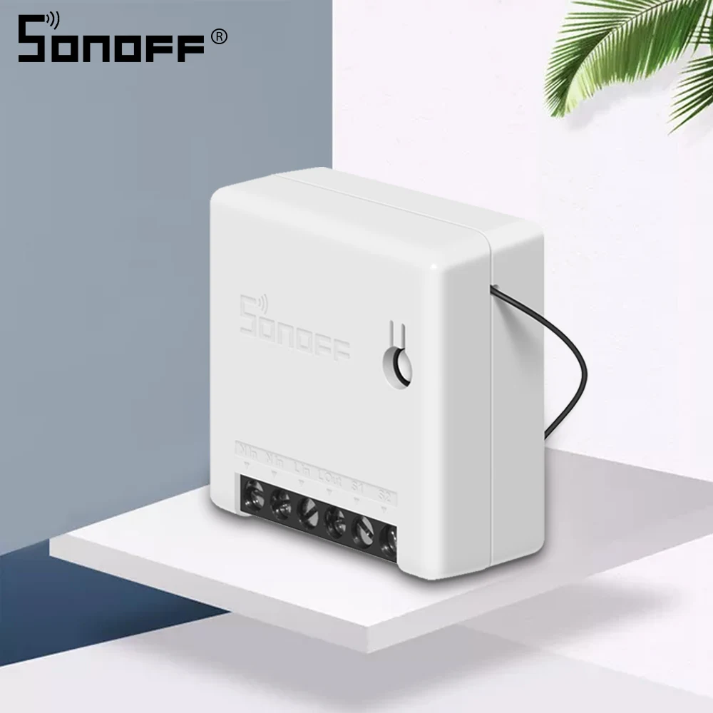 SONOFF Mini DIY Two Way Smart Switch Wifi Automation Switches Voice Remote Control Work With Ewelink Alexa WiFi Smart Switch
SONOFF Mini DIY Two Way Smart Switch Wifi Automation Switches Voice Remote Control Work With Ewelink Alexa WiFi Smart Switch