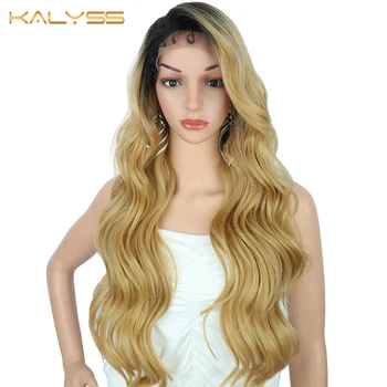 Kalyss 28 Inches 4X4 Curly Body Wavy Synthetic Lace Front Wig Long Heat Resistant Wig Ombre Blonde Color Faux Locs Wig Baby Hair
Kalyss 28 Inches 4X4 Curly Body Wavy Synthetic Lace Front Wig Long Heat Resistant Wig Ombre Blonde Color Faux Locs Wig Baby Hair