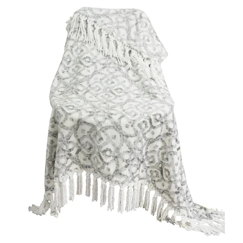 Sliver Geometric Floral Bohemian Print Super Soft Coral Fleece Cheap Blanket Throw with Tassel Decorative Cover on Bed Sofa
Sliver Geometric Floral Bohemian Print Super Soft Coral Fleece Cheap Blanket Throw with Tassel Decorative Cover on Bed Sofa