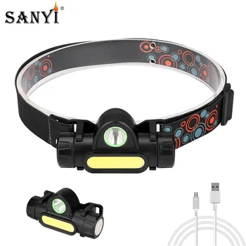 Portable Mini Headlamp Magnetic Flashlight Work Light XPE+COB LED Headlight Outdoor Camping Lantern Built-in 18650 Battery
Portable Mini Headlamp Magnetic Flashlight Work Light XPE+COB LED Headlight Outdoor Camping Lantern Built-in 18650 Battery