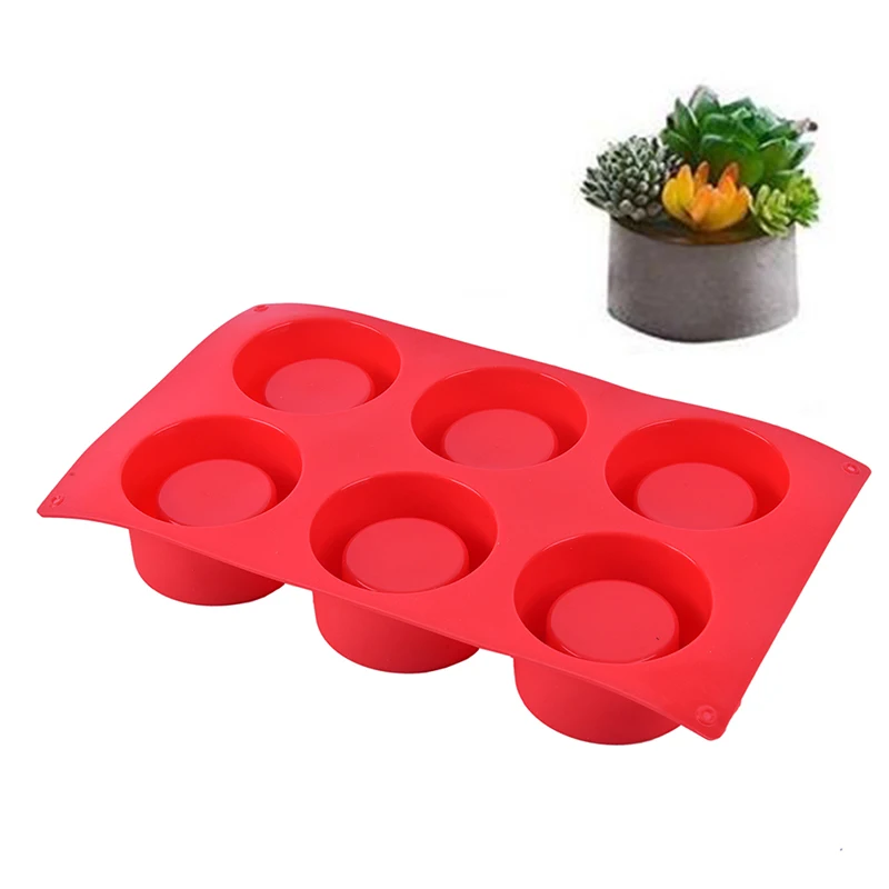 6 Holes Silicone Mold for Concrete Planter Flower Pot Molds Homemade Succulent Plants Pot Cement Clay Molds Home Office Decor
6 Holes Silicone Mold for Concrete Planter Flower Pot Molds Homemade Succulent Plants Pot Cement Clay Molds Home Office Decor