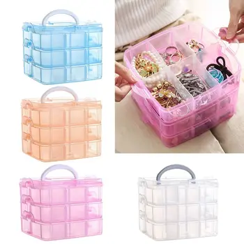 Transparent Portable Large Jewelry Organizer Removable Grids Jewelry Storage Rings Necklaces Box Container Case Display
Transparent Portable Large Jewelry Organizer Removable Grids Jewelry Storage Rings Necklaces Box Container Case Display