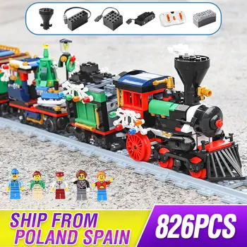 MOC Techic Motorized Remote control Truck Model With 10254 Winter Holiday Train Building Blocks Bricks Kids Toys Christmas Gifts
MOC Techic Motorized Remote control Truck Model With 10254 Winter Holiday Train Building Blocks Bricks Kids Toys Christmas Gifts