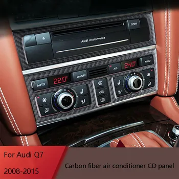 Car-Styling Carbon Fiber Car Central Control CD Panel Protection stickers For Audi Q7 2008-2015 auto interior accessories
Car-Styling Carbon Fiber Car Central Control CD Panel Protection stickers For Audi Q7 2008-2015 auto interior accessories