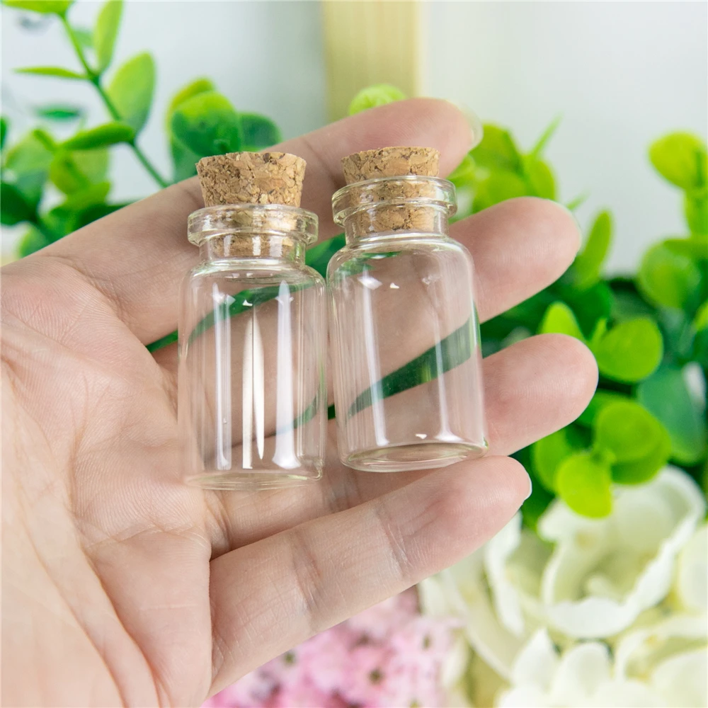22x40x12.5 mm 7ml Mini Glass Bottles With Cork Empty Small Glass Jars Little Wishing Bottles Pendants 100 pcs 
22x40x12.5 mm 7ml Mini Glass Bottles With Cork Empty Small Glass Jars Little Wishing Bottles Pendants 100 pcs